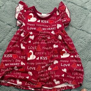 Valentine's Day Red Kids Dress size 3t
